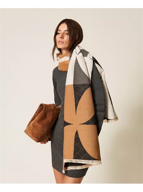 Stola in panno jacquard TWINSET | TA4270/12649